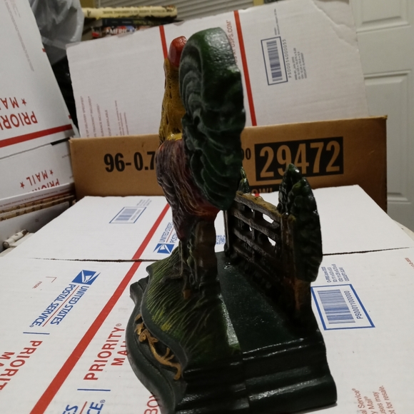 🐥VINTAGE CAST IRON NAPKIN HOLDER. A FANTASTIC GIFT. 🎁 - Picture 5 of 9